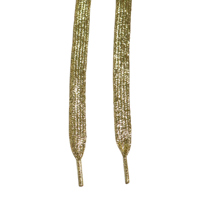 Solemate Laces Flat Shiny Gold