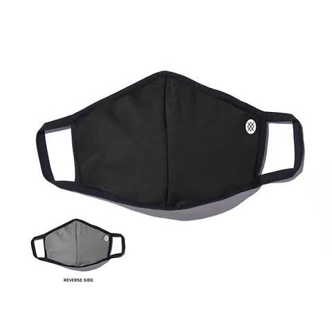 Stance Face Mask Solid Black White Lining