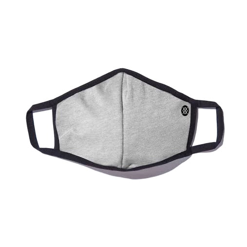 Stance Face Mask Solid Black White Lining