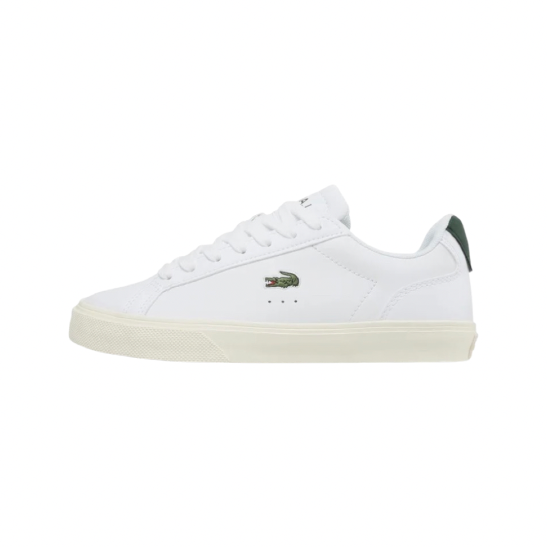 Women's Lacoste Lerond Pro White Vintage Dark Green