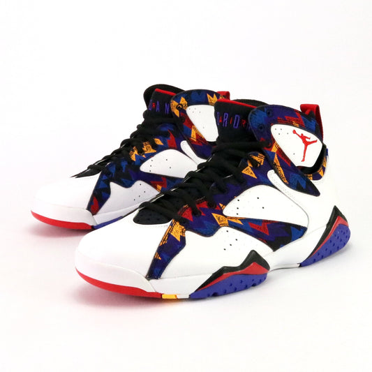 Air Jordan 7 Retro "Ugly Sweater" White University Red Black Citrus Crimson