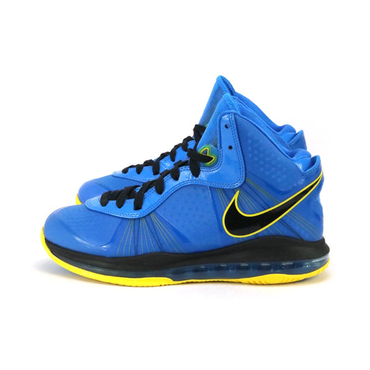 Nike Lebron 8 V2 Entourage Photo Blue Black Tour Yellow 2011