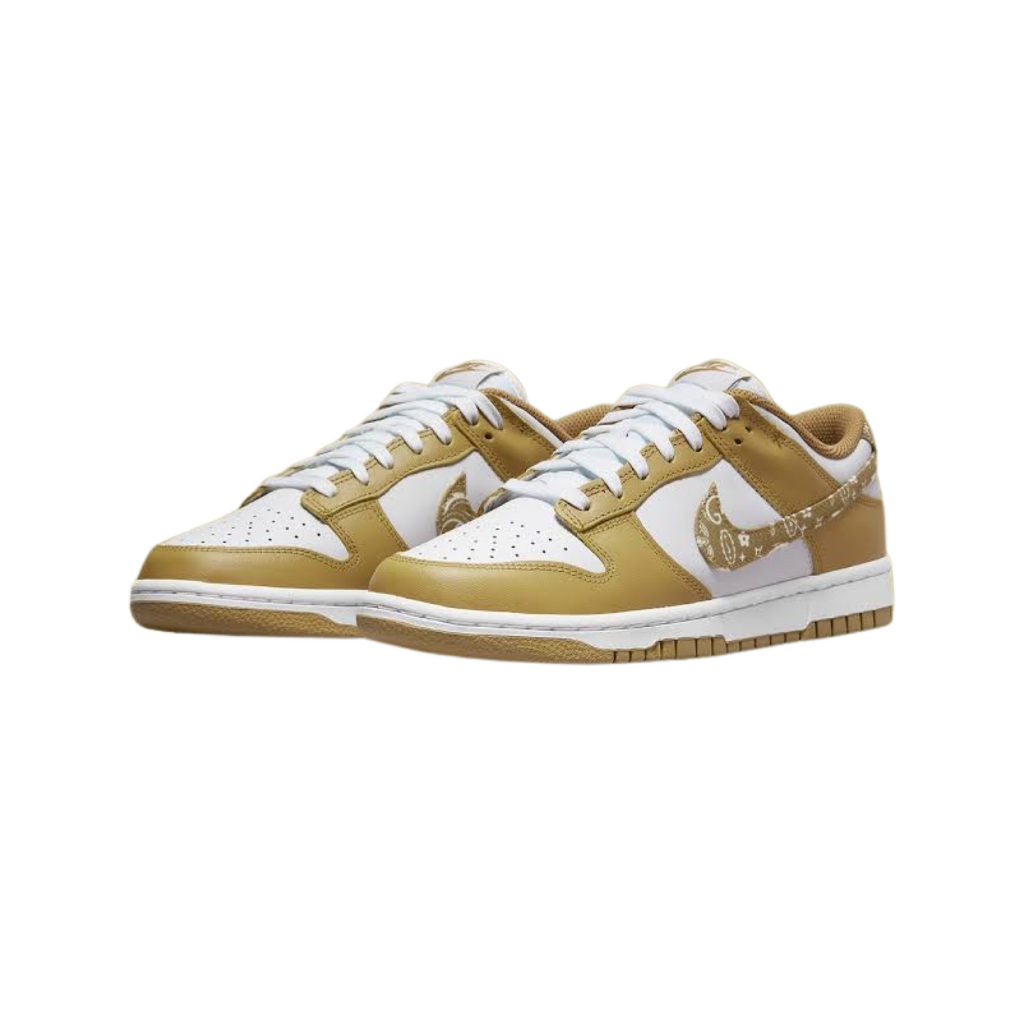 Women's Dunk Low Tan Paisley White