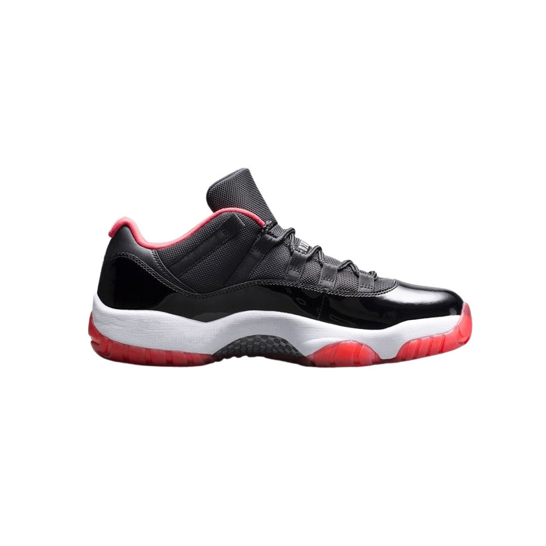 Air Jordan 11 Low BRED Black True Red White