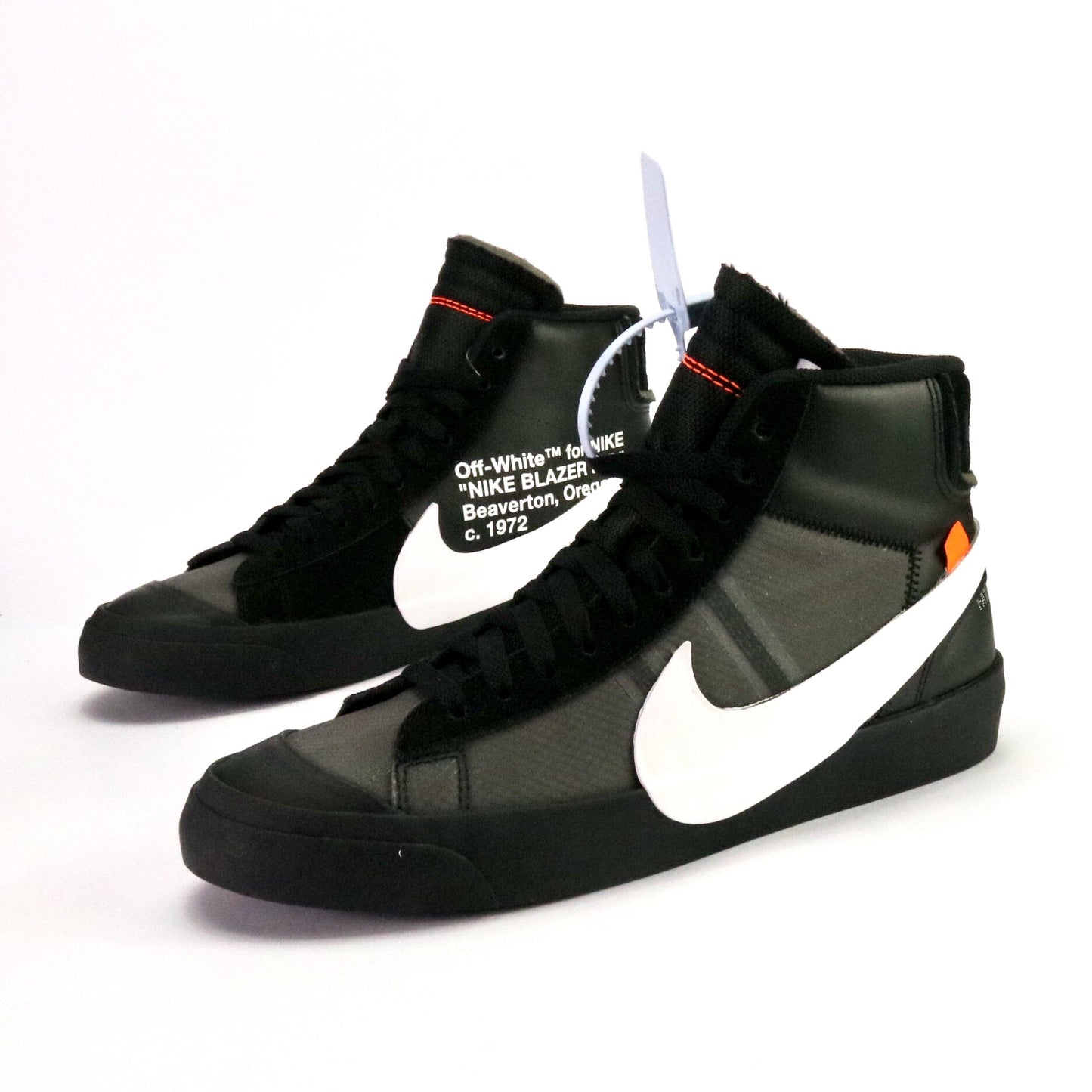 Nike x Off White Blazer Mid Black White Cone Black