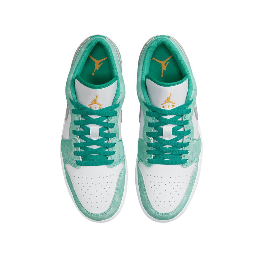 Air Jordan 1 Low New Emerald Taxi White