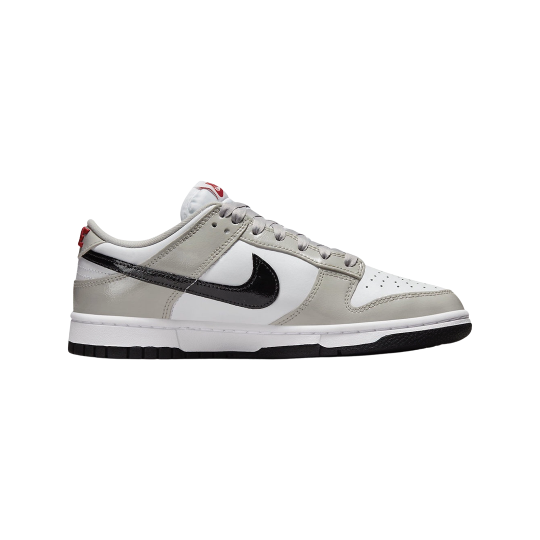 Nike Women's Dunk Low Light Iron Ore Red Black White