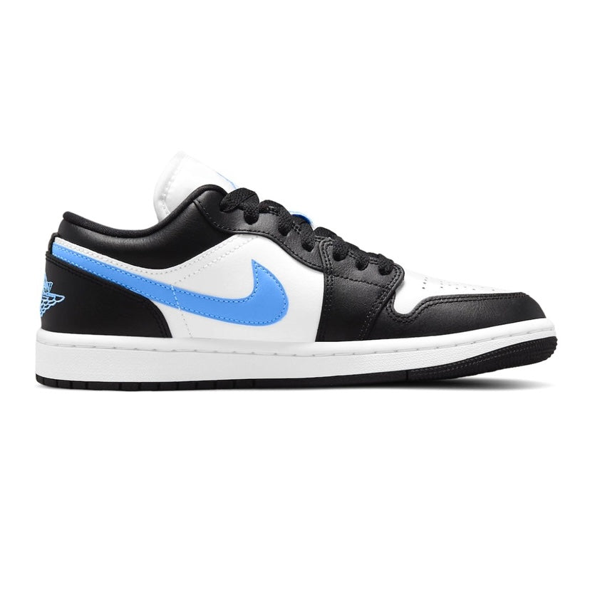 Women's Air Jordan 1 Low Black White University Blue