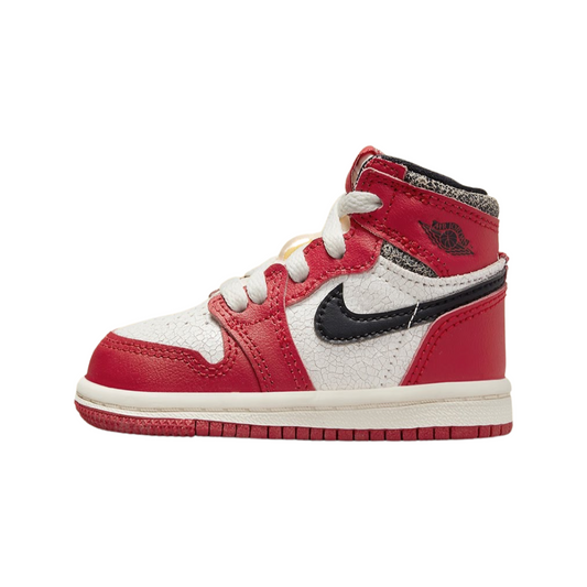 Toddler Air Jordan 1 Retro Lost and Found Varsity Red Black Sail Muslin TD