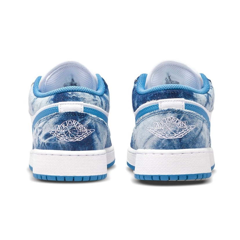 Air Jordan 1 Low GS White Dutch Blue White