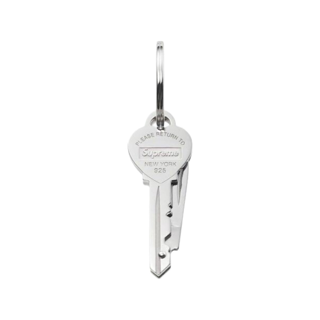 Supreme x Tiffany Knife Key Ring