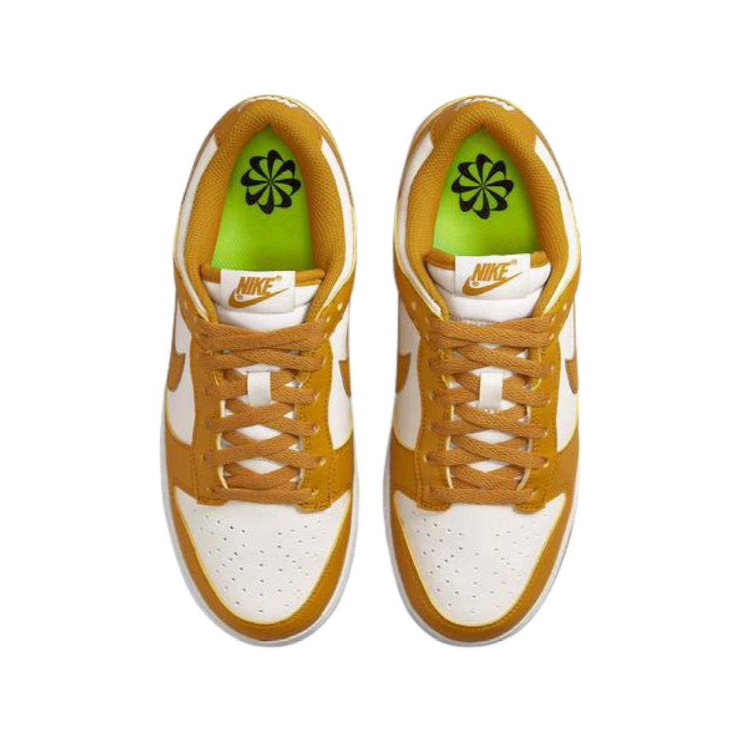 Women's Dunk Low Next Nature Phantom Gold Suede White Volt