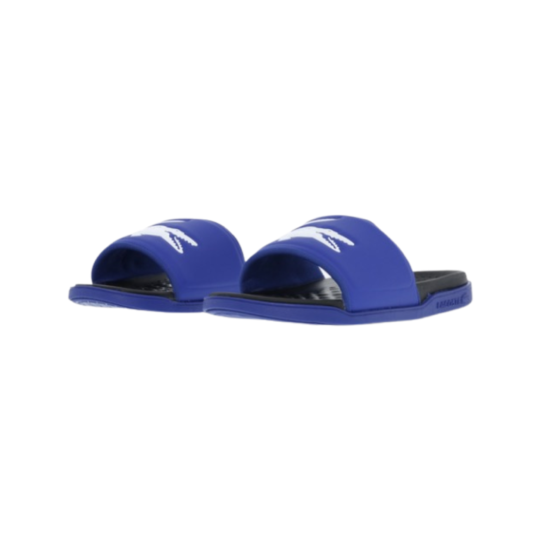 Lacoste Croco Dualiste Slide 0722 Royal Blue White Black