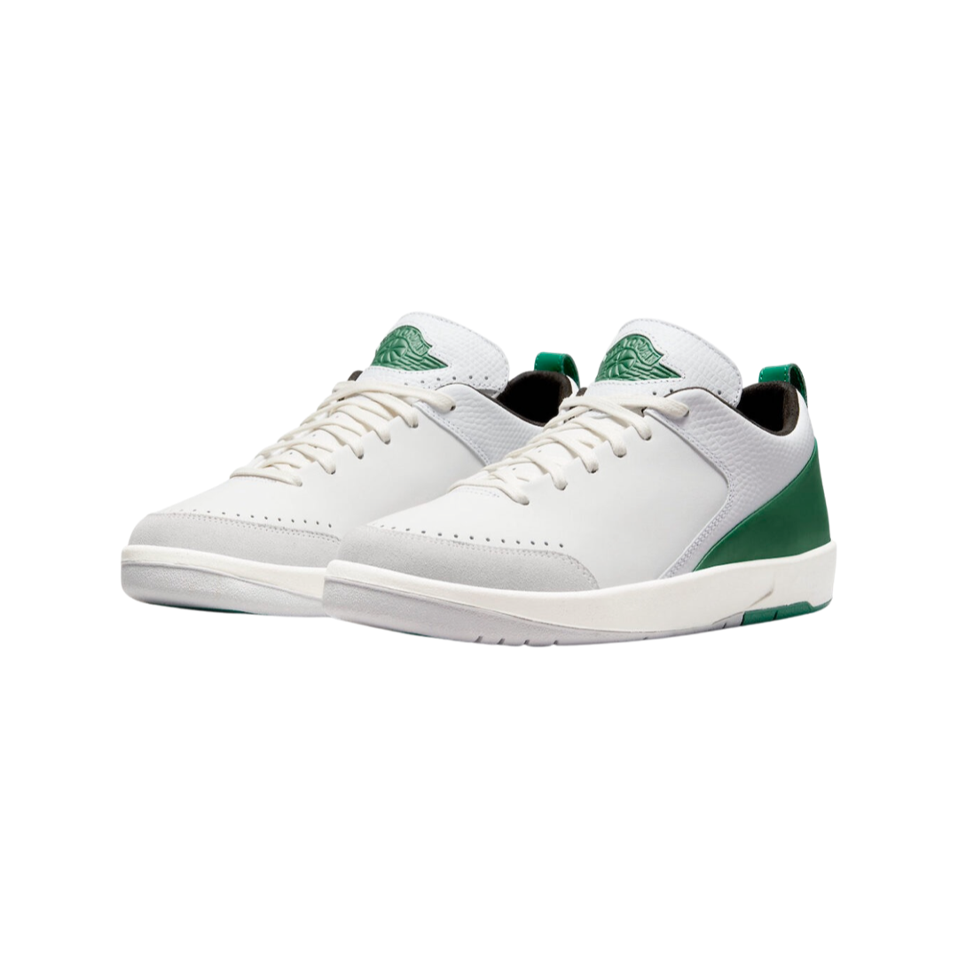 Women's Air Jordan 2 Nina Chanel Abney White Malachite Neutral Grey