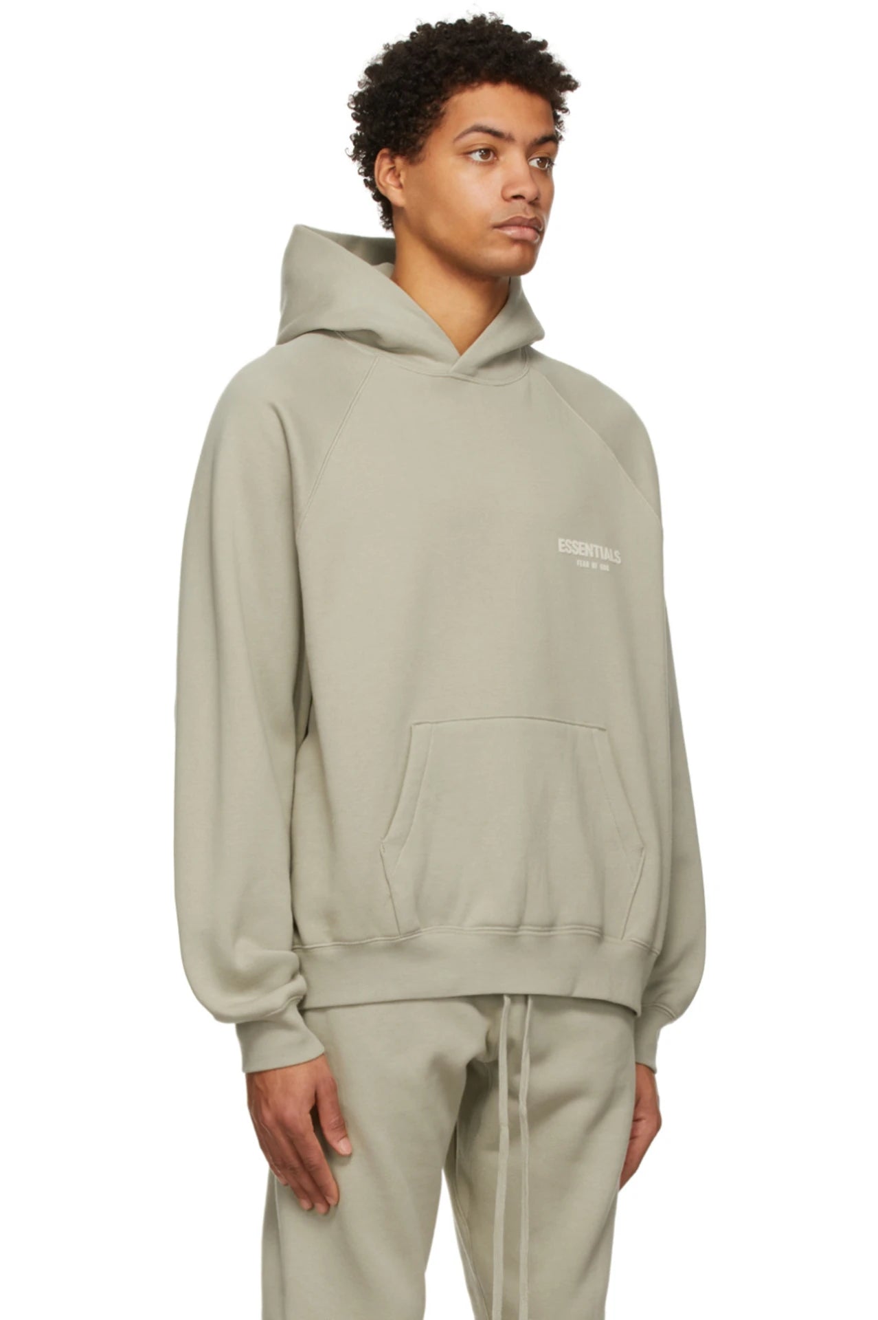 Fear Of God Essentials Graphic Pullover Hoodie Seafoam SS22