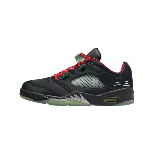 CLOT x Air Jordan 5 Retro Jade Black Jade Green Fire Red Metallic Silver Anthracite