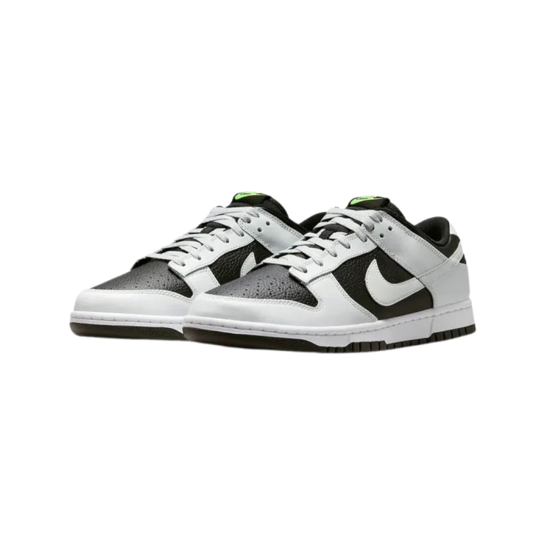 Nike Dunk Low Black Photon Dust Volt White