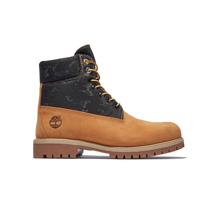 Timberland 6 Inch Waterproof Heritage Boots Wheat Camo