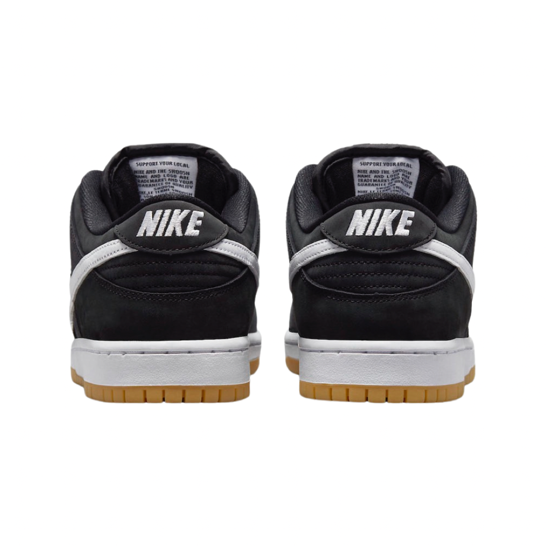 Nike SB Dunk Low Black Gum Black White Black