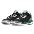 Air Jordan 3 Retro Black Pine Green Silver White