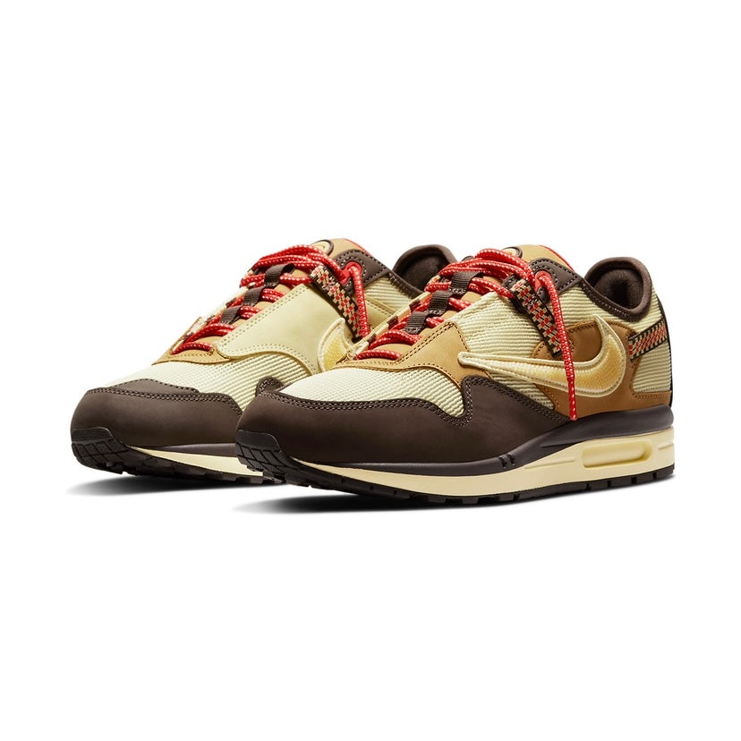 Travis Scott x Nike Air Max 1 Cactus Jack Baroque Brown Lemon Drop Chile Red