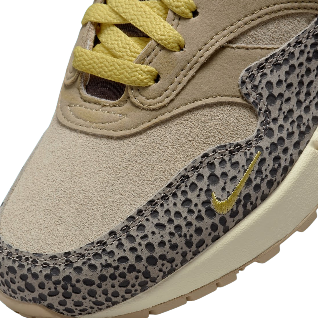 Nike Women's Air Max 1 Safari Cobblestone Worn Blue Limestone