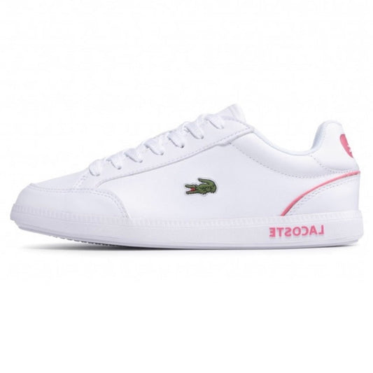 Women's Graduate 0121 White Pink by Lacoste