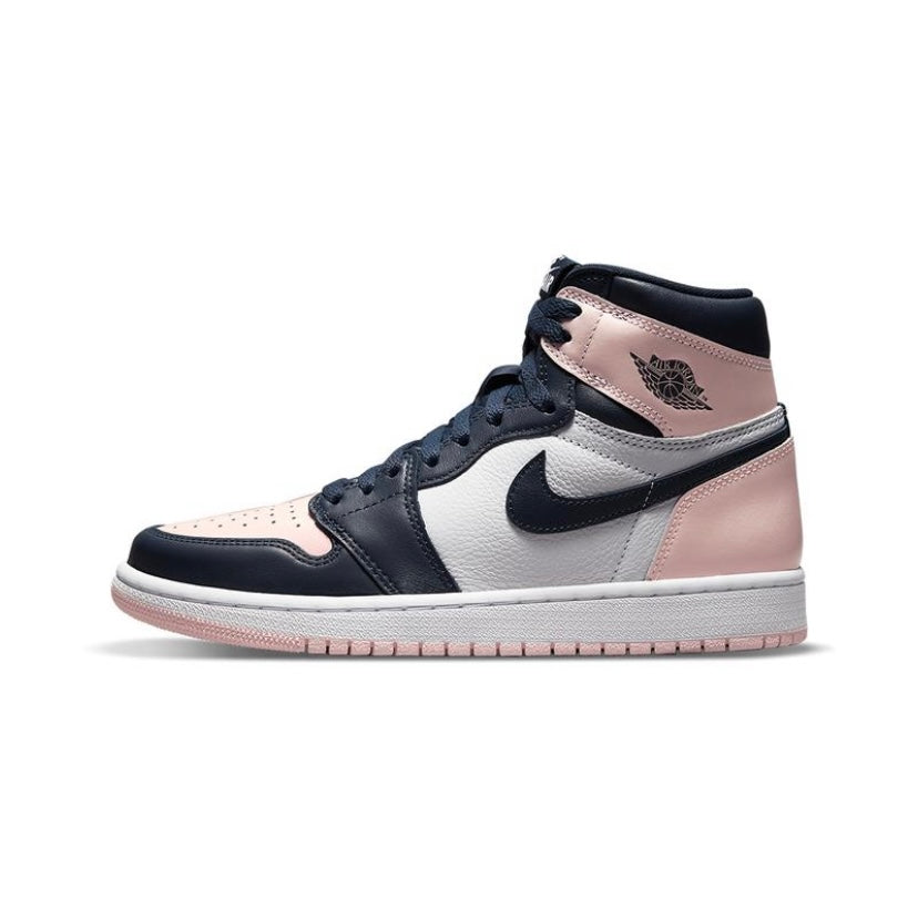 Women's Air Jordan 1 High Bubble Gum Atmosphere Obsidian White