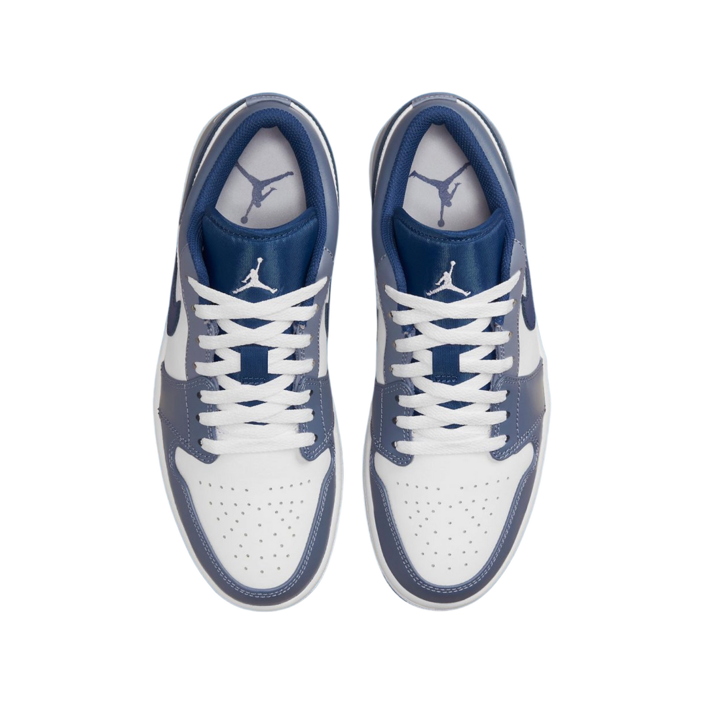 Air Jordan 1 Low GS Slate Blue Navy White