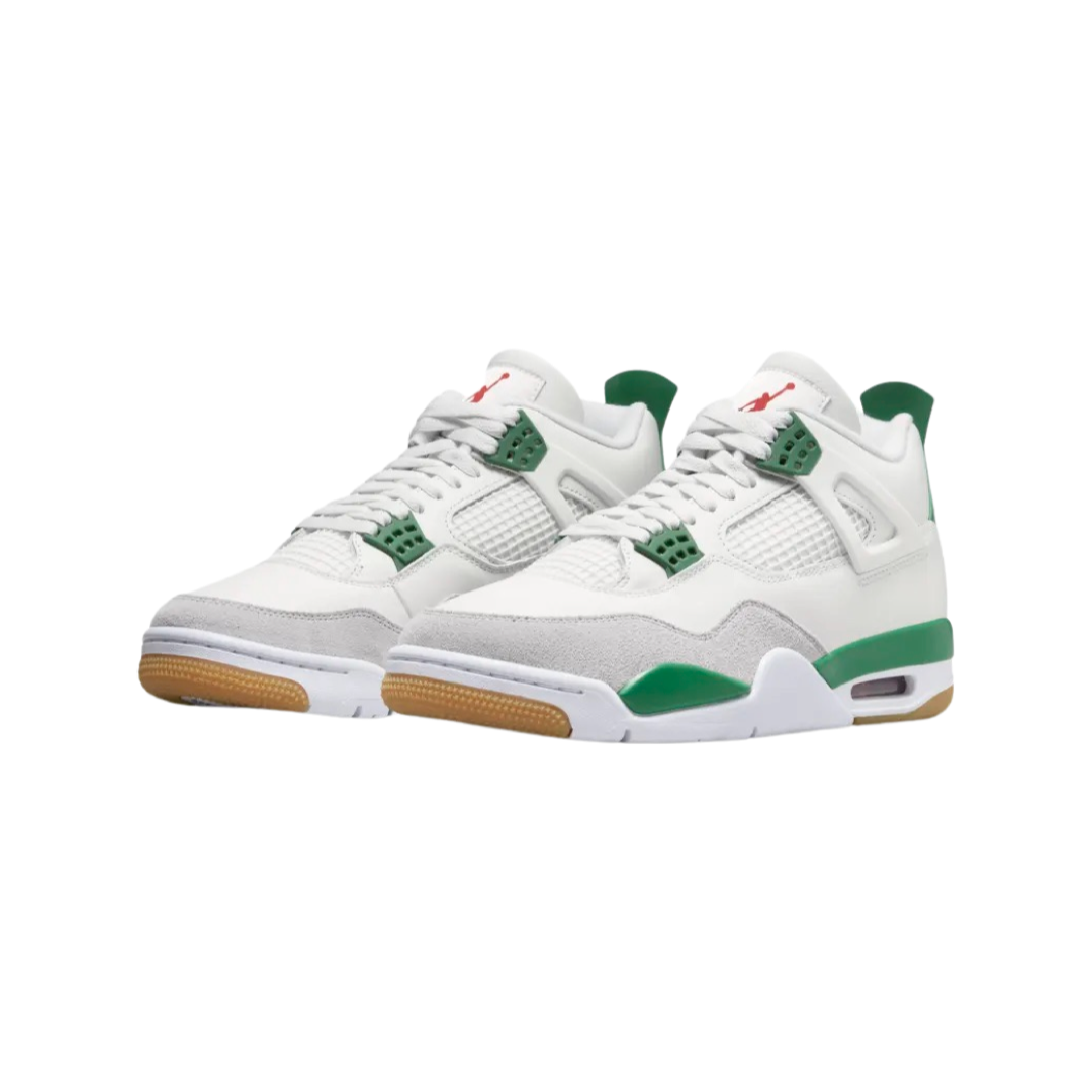 Air Jordan 4 Retro SB Sail Pine Green Neutral Grey White