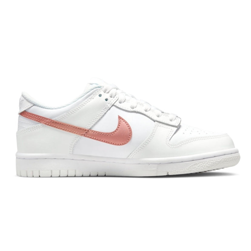 Dunk Low GS White Metallic Bronze By Nike