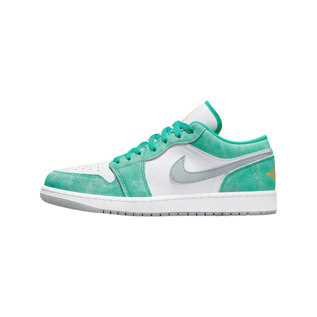 Air Jordan 1 Low New Emerald Taxi White