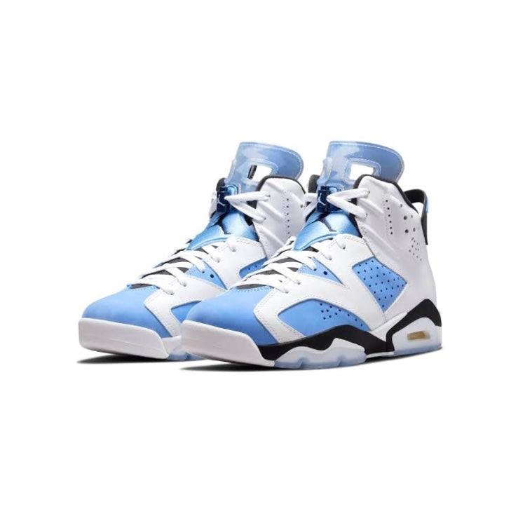 Air Jordan 6 Retro GS UNC University Blue White Black