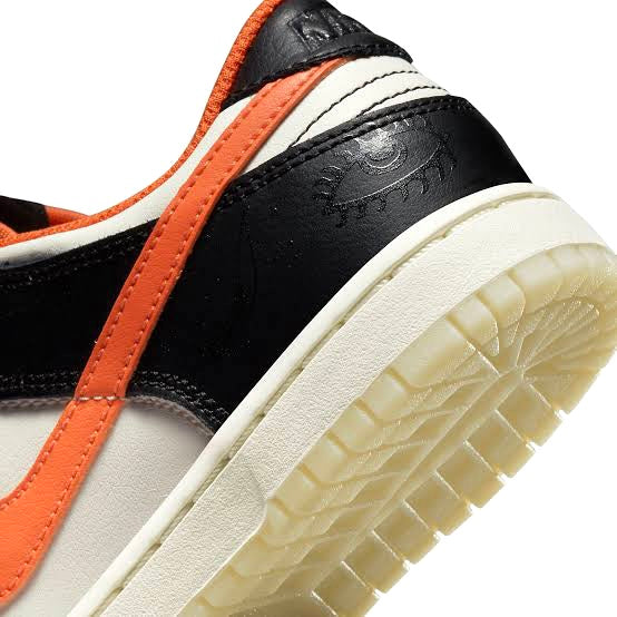 Nike Kids Dunk Low Halloween Black Orange PS White Pre-School By Nike