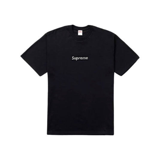 Supreme x Swarovski Box Logo Tee Black SS19