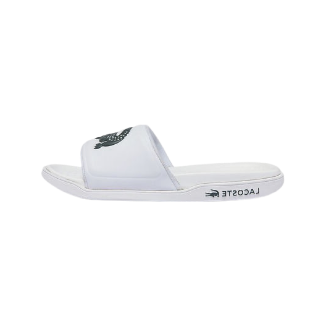 Lacoste Croco Dualiste Slide 0722 White Dark Green