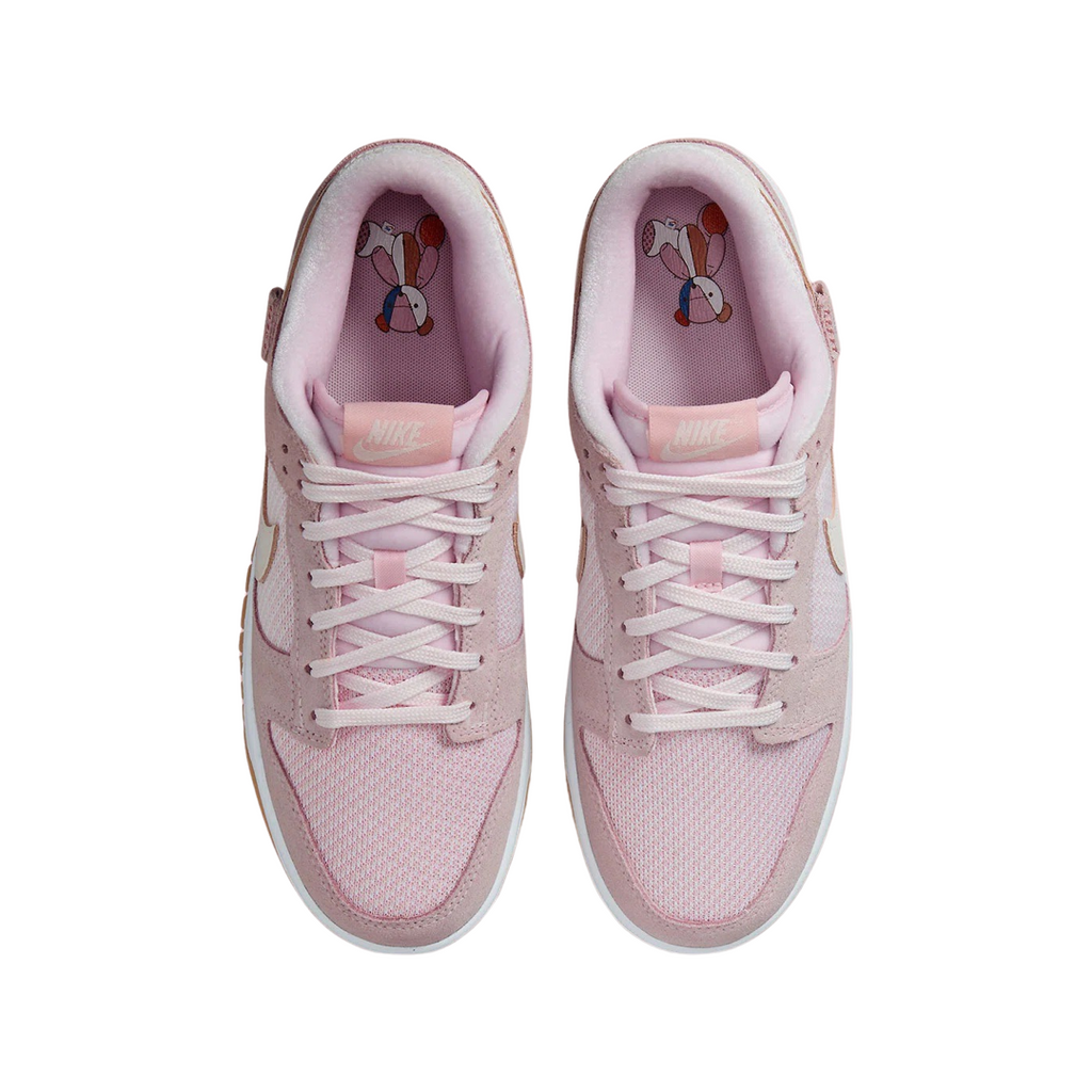 Women's Nike Dunk Low Pink Teddy Bear Light Soft Pink Pink Foam Medium Pink