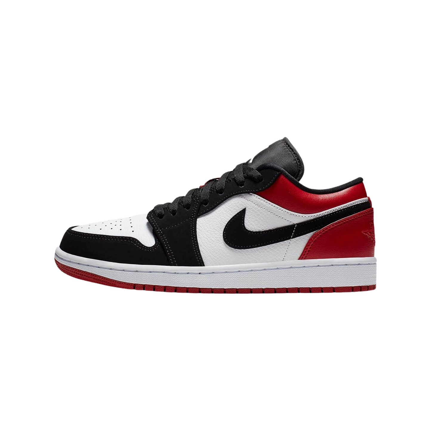 Air Jordan 1 Low Black Toe White Black Gym Red White
