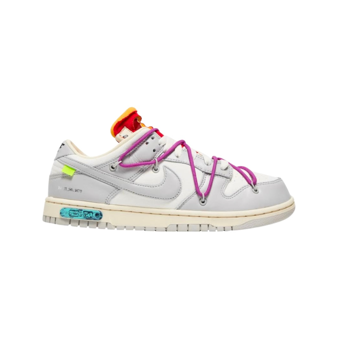 Off-White x Nike Dunk Low "Lot 45 of 50" Sail Neutral Grey Light Bone