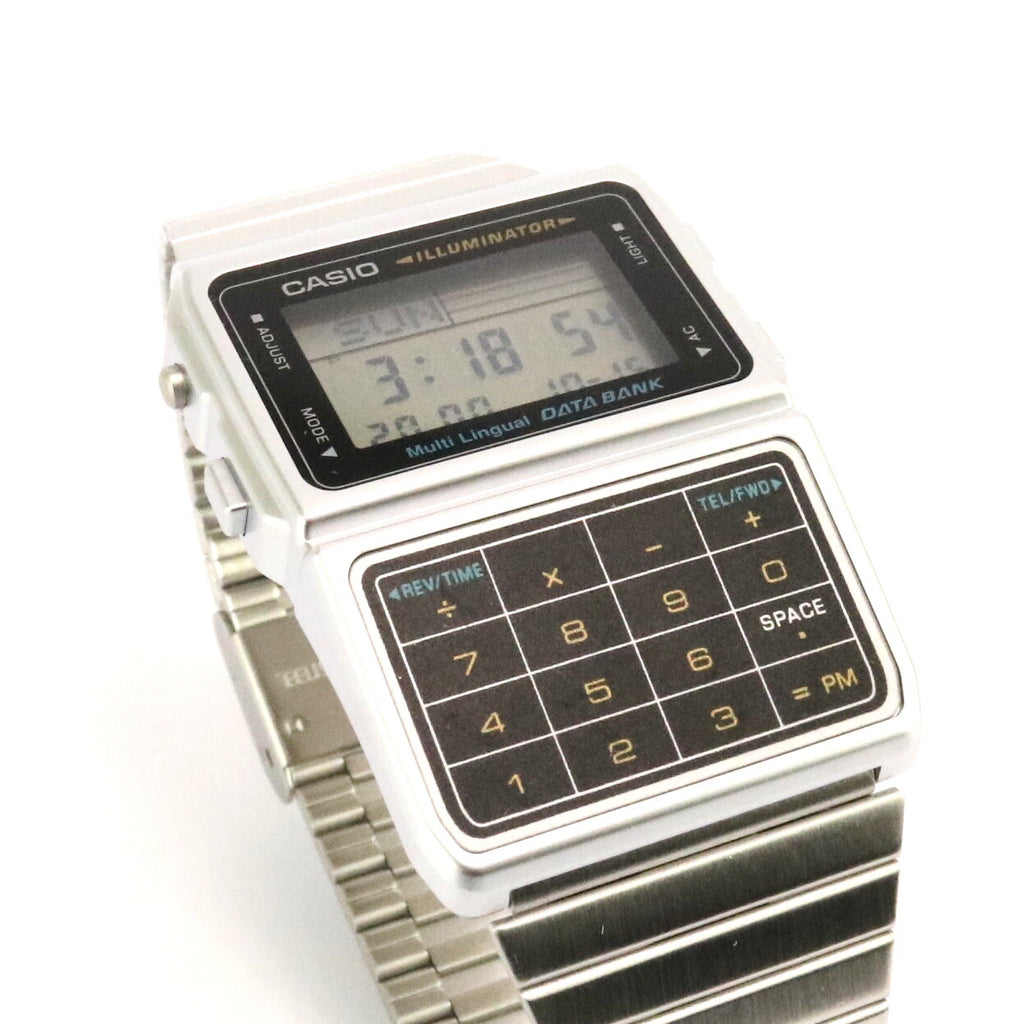 Casio Silver Black Vintage Calculator