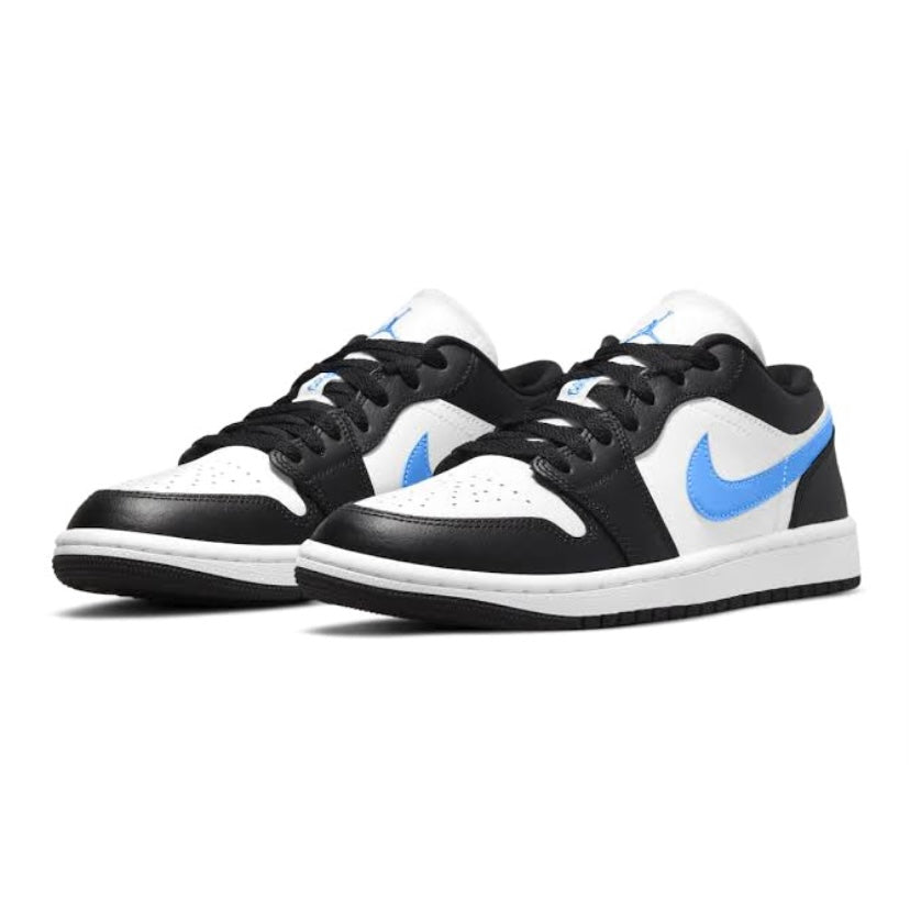 Women's Air Jordan 1 Low Black White University Blue