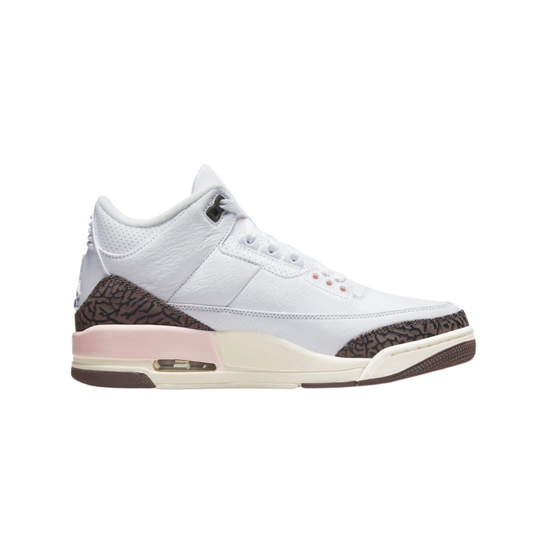 Women's Air Jordan 3 Retro White Dark Mocha Atmosphere Sail