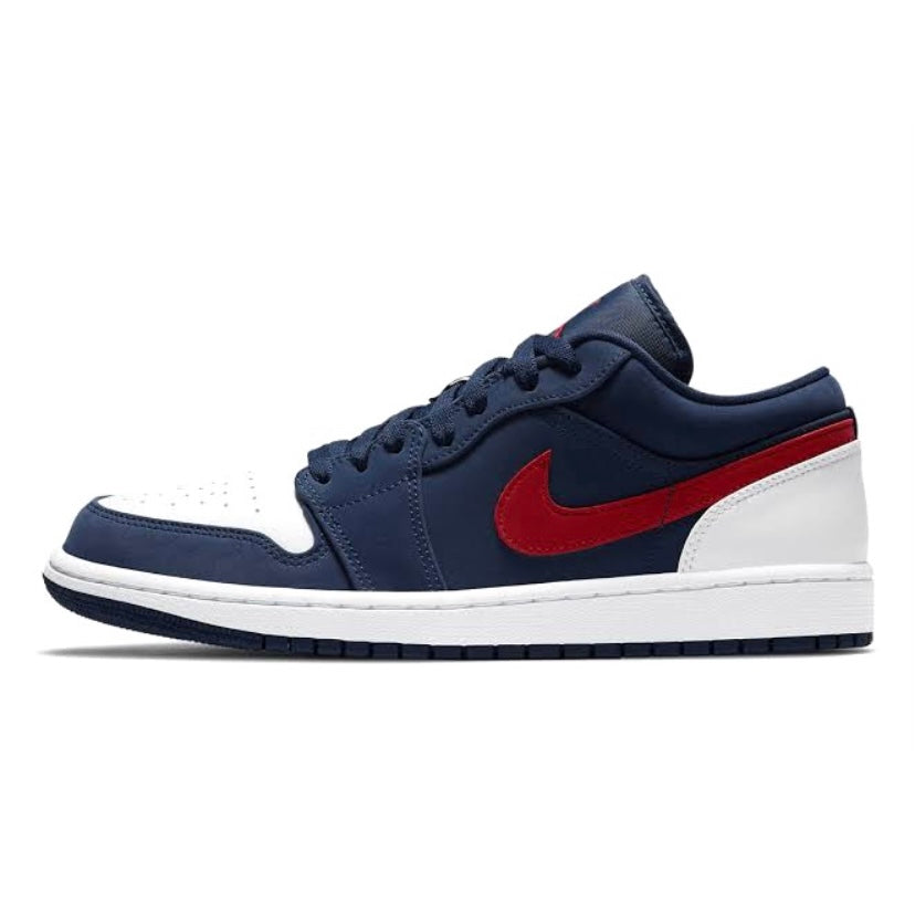 Air Jordan 1 Low USA Blue White Red