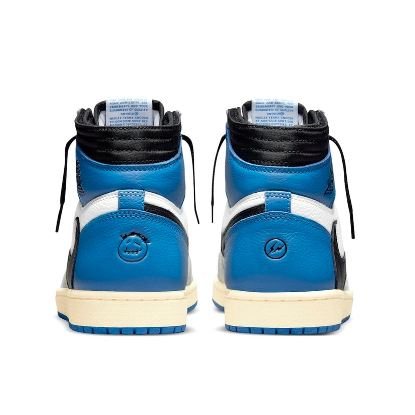 Travis Scott x Fragment x Air Jordan 1 Retro High White Black Royal Sail