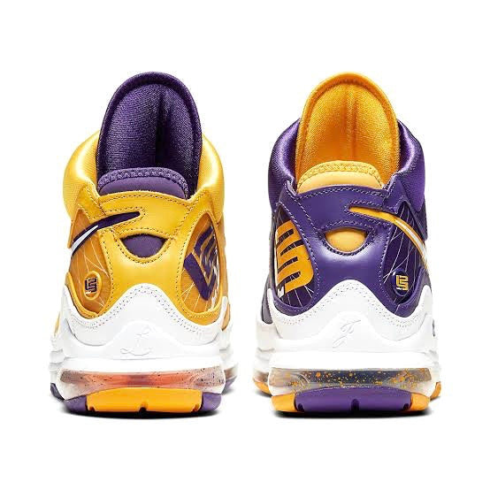 Nike Lebron 7 QS Media Day Court Purple White Amarillo