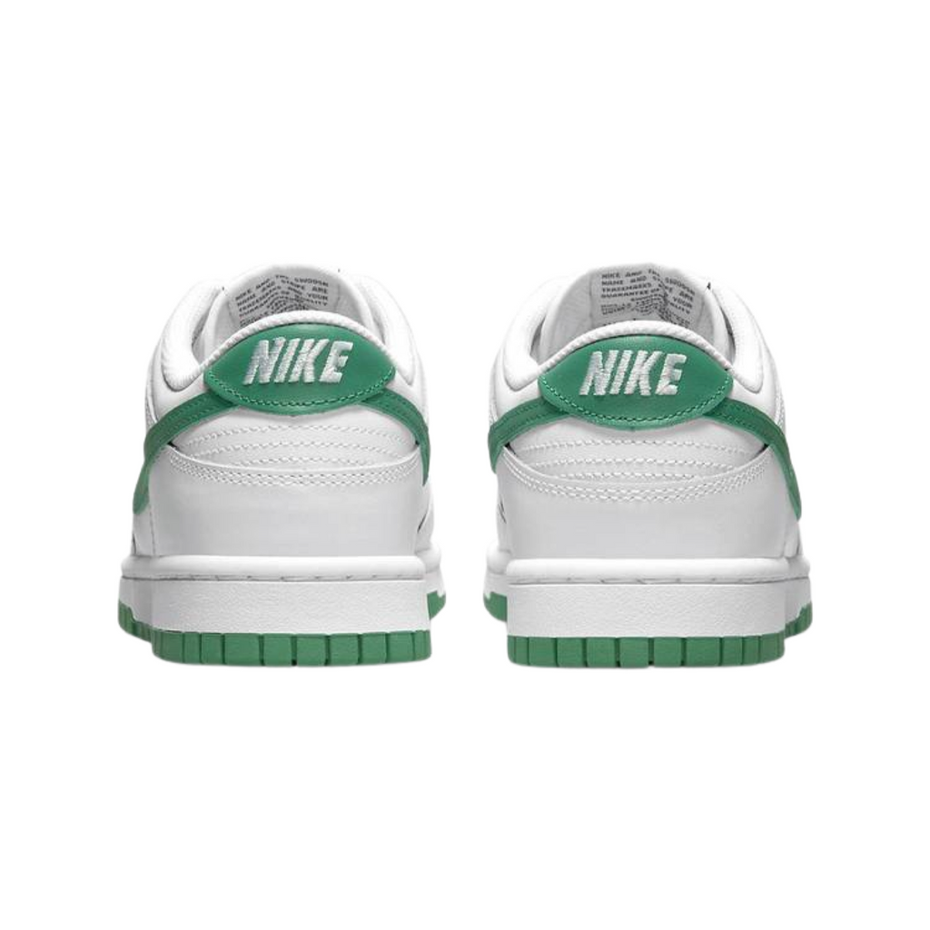 Women's Dunk Low White Green Noise