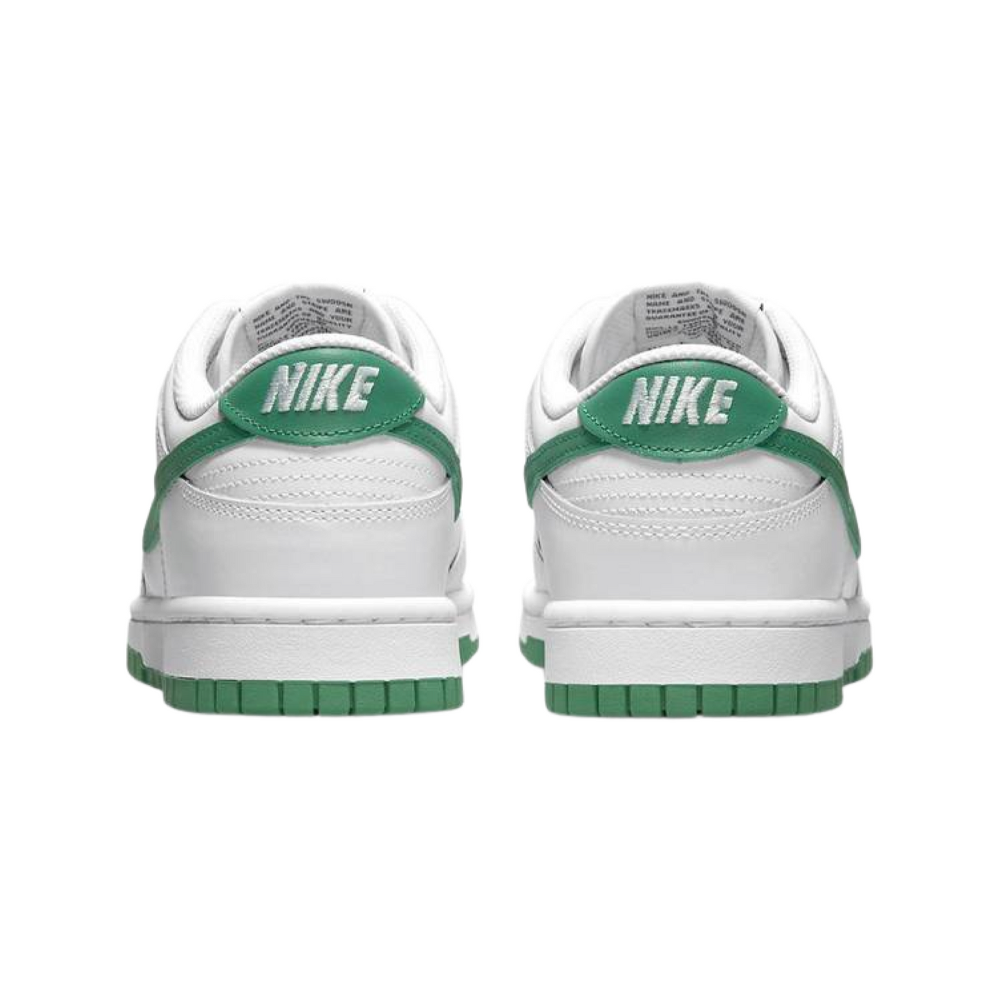 Women's Dunk Low White Green Noise