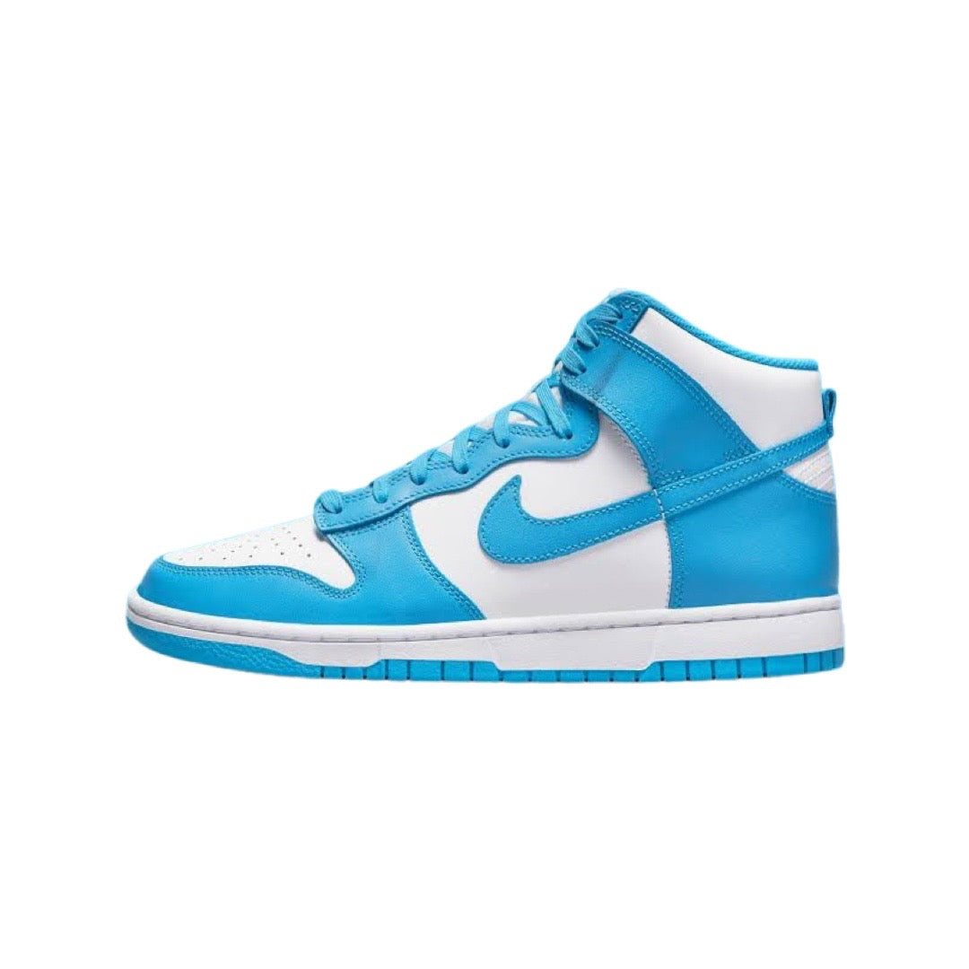 Nike Dunk Hi Retro Laser Blue White