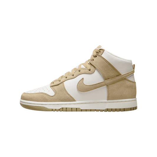 Nike Dunk High Tan Suede White