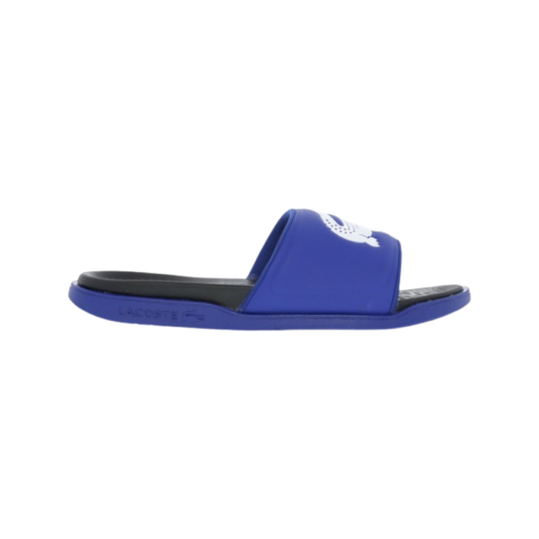 Lacoste Croco Dualiste Slide 0722 Royal Blue White Black